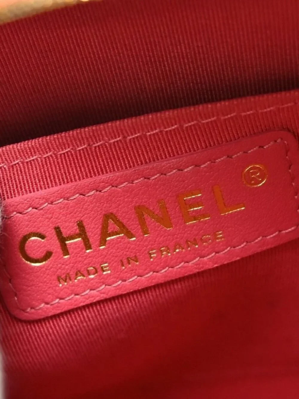 Chanel Pink Lambskin Camera Bag Mini